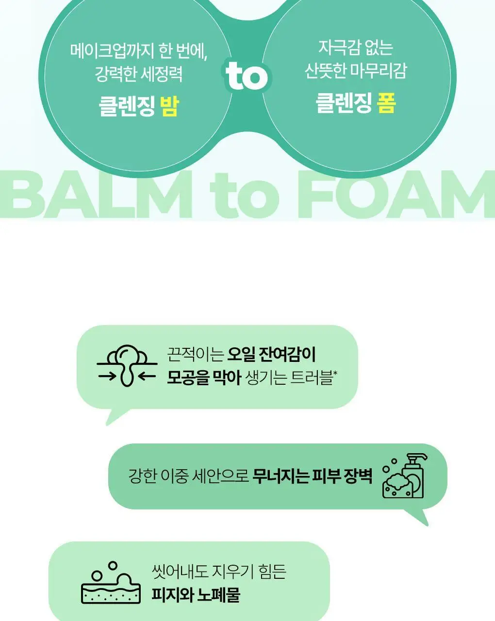 [NEW]브링그린 징크테카 원스텝 밤투폼 92ml(+실리콘 클렌징패드 증정기획) 상세페이지 3